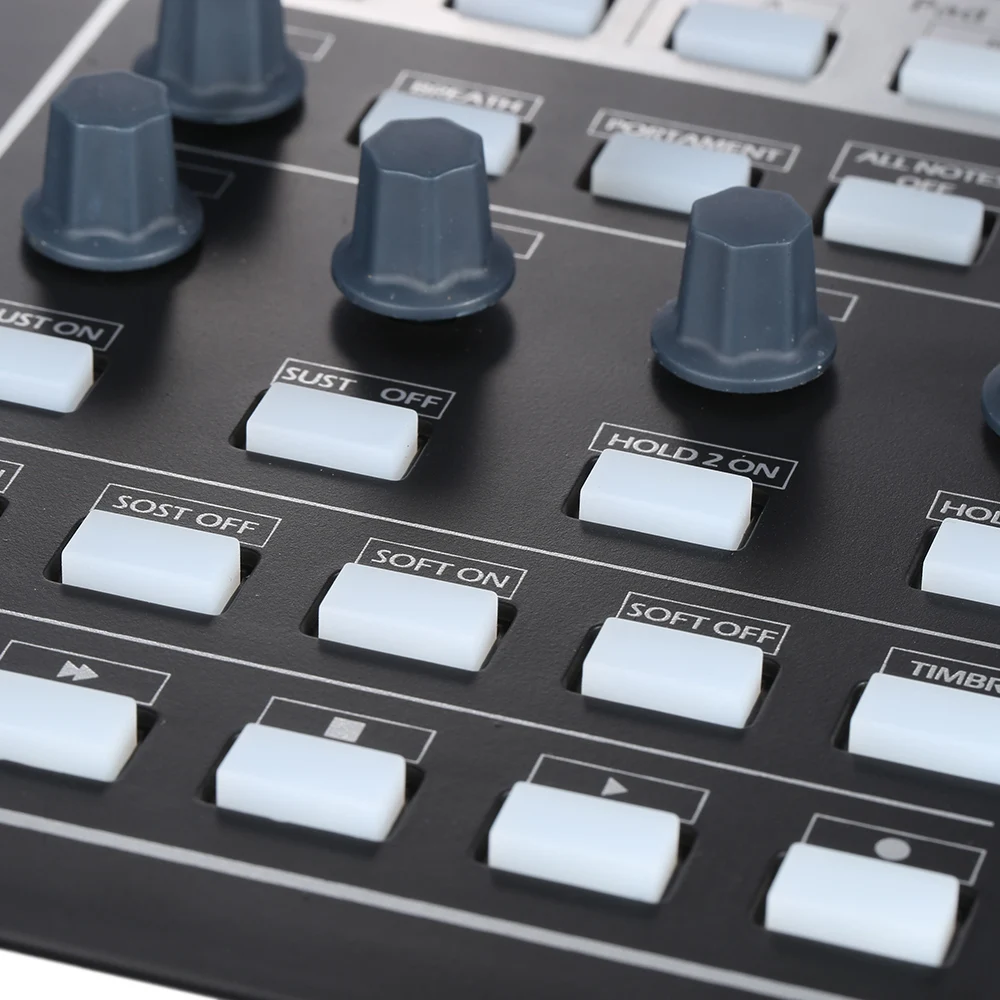 PANDA200 Портативный USB MIDI Pad контроллер 16 барабанные колодки с USB кабелем