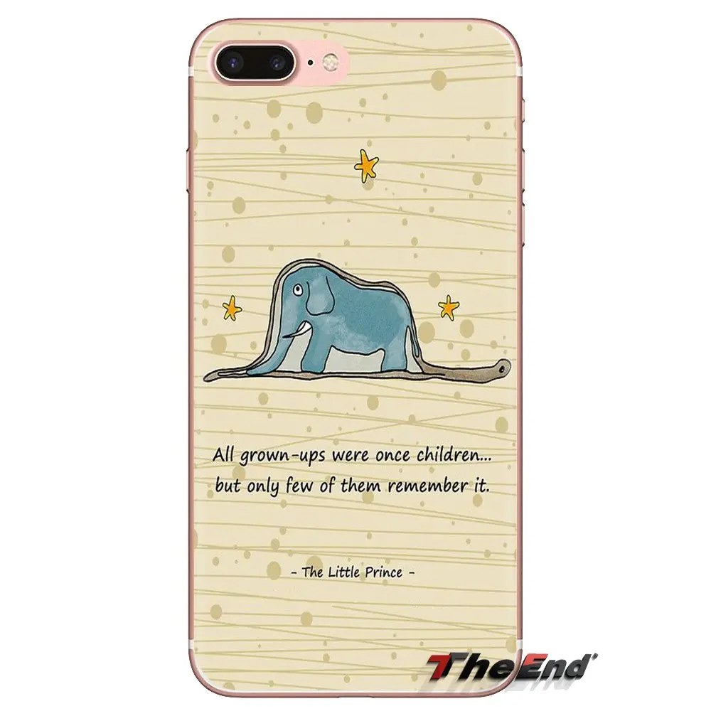 Мягкие прозрачные чехлы-книжки little prince fox для Samsung Galaxy S3 S4 S5 Mini S6 S7 Edge S8 S9 S10 Plus Note 3 4 5