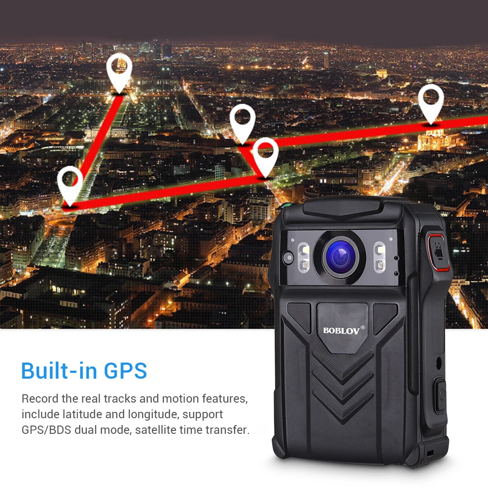 Boblov WZ61 32 Гб Камера носимая под одеждой HD 1296 P мини Полиция камера gps prerecod цифровой