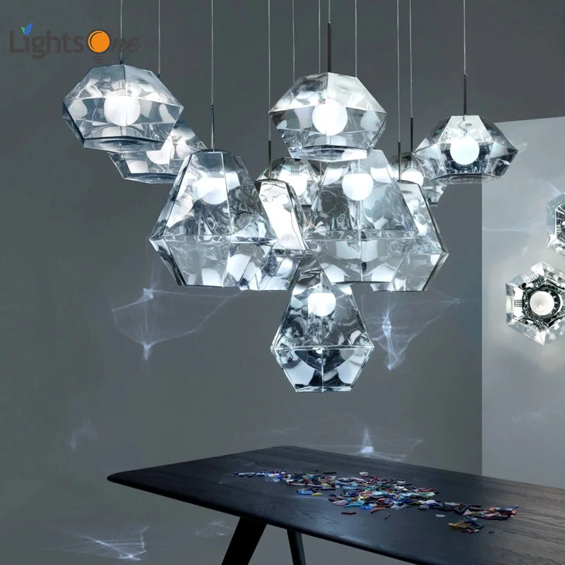 Подвесные светильники в нордическом современном минималистичном стиле для