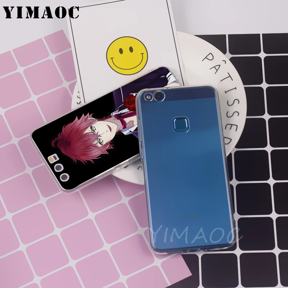 Мягкий чехол YIMAOC DIABOLIK LOVERS для Huawei P8 P9 P10 P20 P30 Lite Pro P smart 2019 |