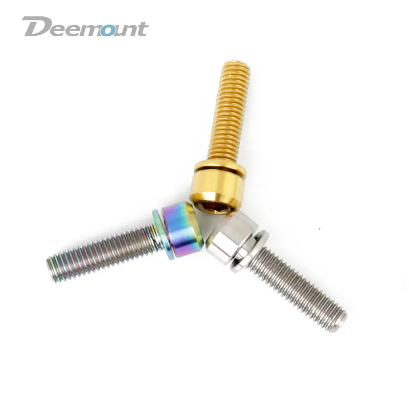 Deemount M5x20mm велосипедные болты для выноса руля с шестигранной головкой шайбой MTB