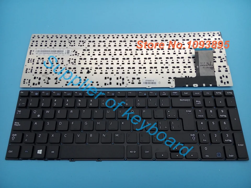 Новая испанская/Латиноамериканская клавиатура для Samsung 470R5E NP470R5E черная ноутбука