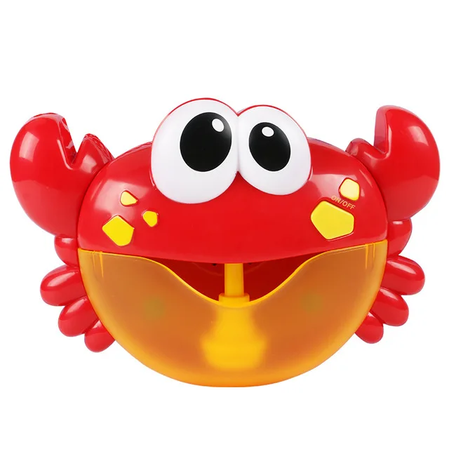 Crabs without box Новая Ванная комната вода детские игрушки лягушка пена машина детские игрушки пузырь краб музыка пена машина ванная вода игрушки подарок - Цвет: Crabs without box