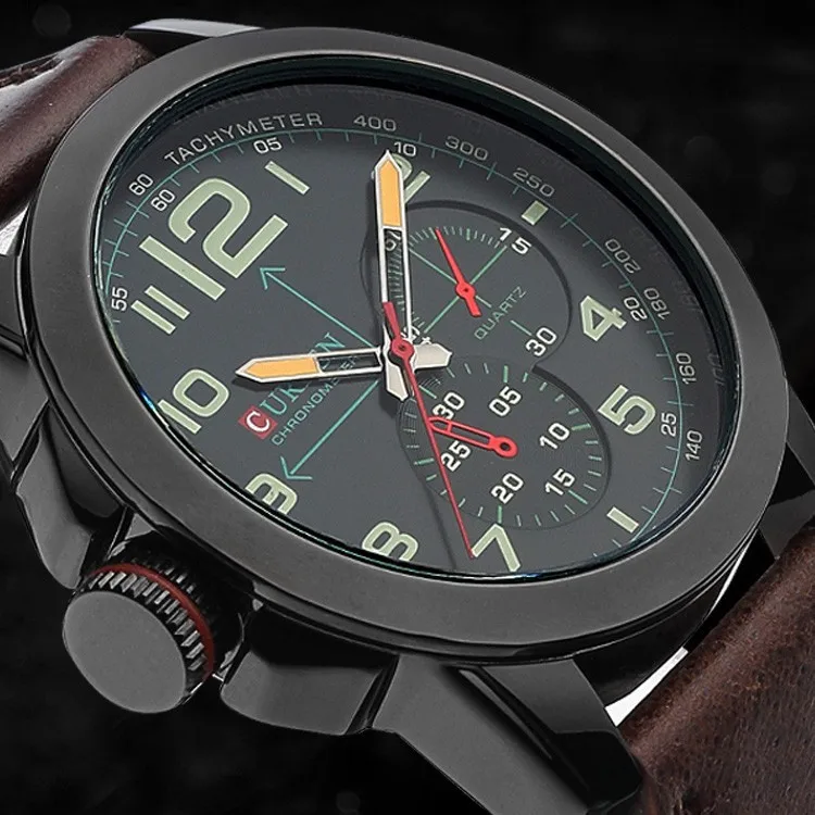 

Curren Genuine 2018 new watches men military watch fashion business watch man leather strap casual Wristwatches relogio