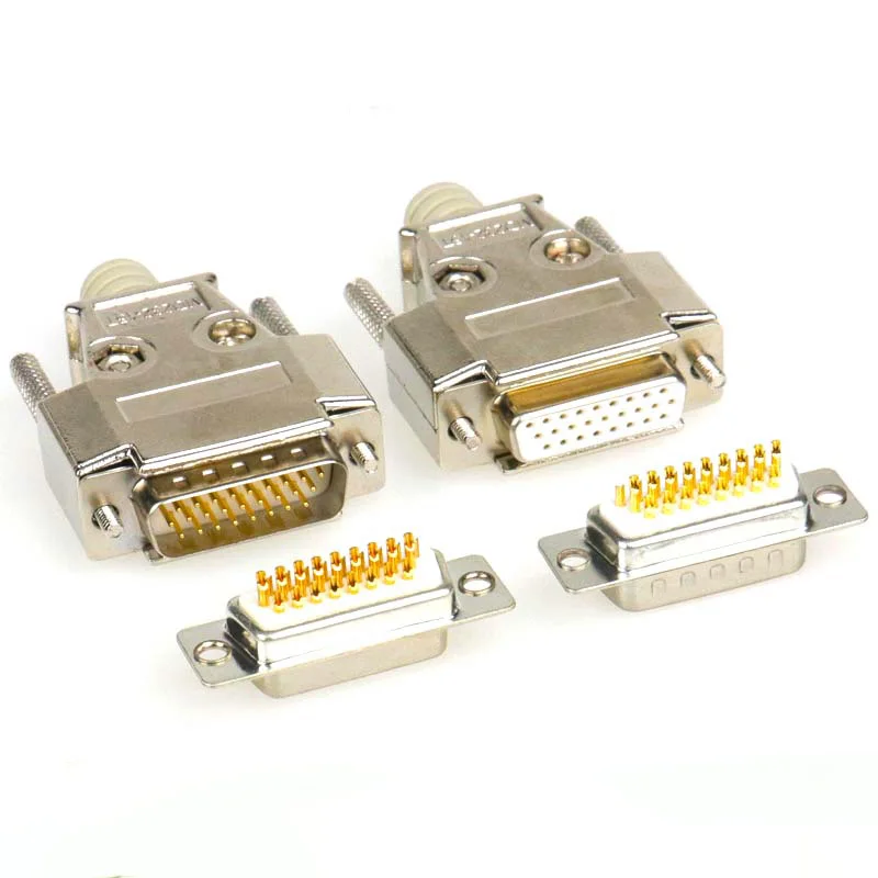 26 Pin D SUB DB26 серийный Мужской Разъем позолоченный медный прямой ножной разъем 3