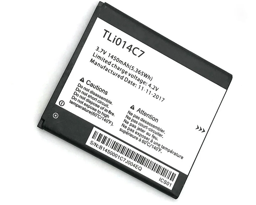 Аккумулятор ISUNOO 1450 мАч TLi014C7 для телефона Alcatel OneTouch Pixi First 4024D 4 0 дюйма мобильный