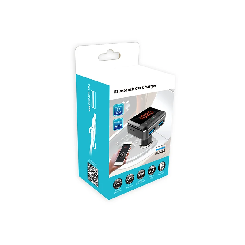 Новый Handsfree bc12b Беспроводной Bluetooth гарнитура для авто fm-передатчик Радио