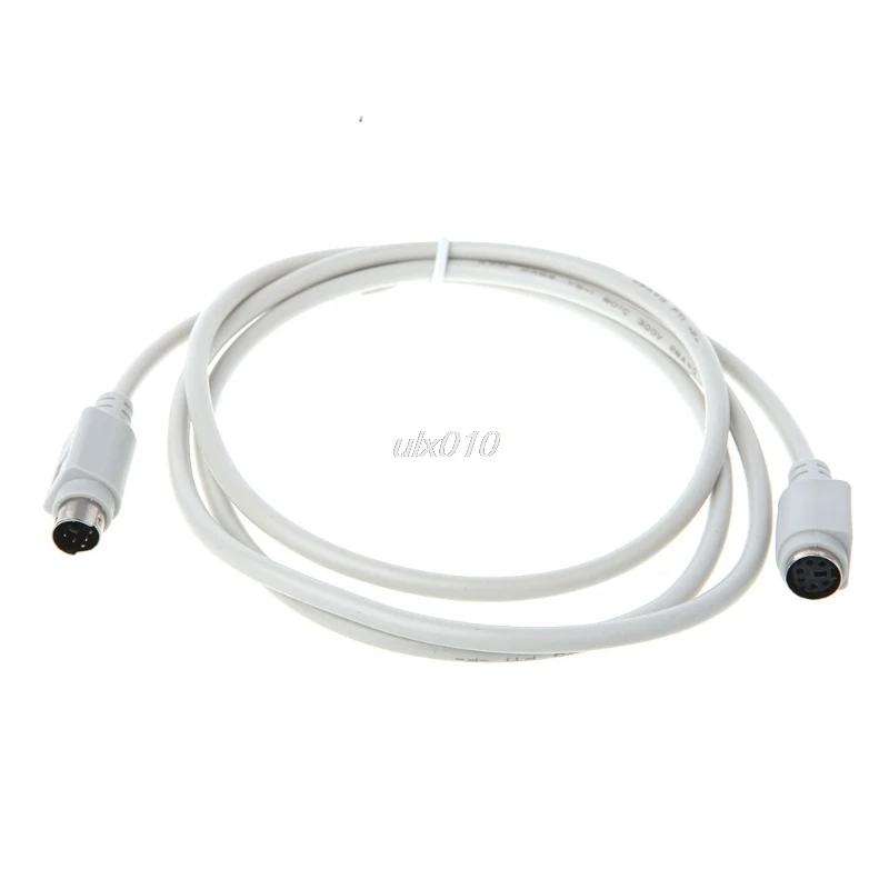 Для PS/2 клавиатура мышь мужчин и женщин свинцовый Удлинительный кабель жила 6 Pin