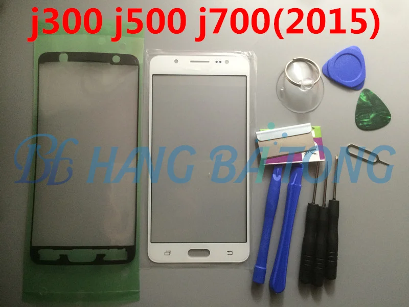 Передний ЖК сенсорный экран внешняя стеклянная линза Замена для samsung galaxy (2015) J3 J300