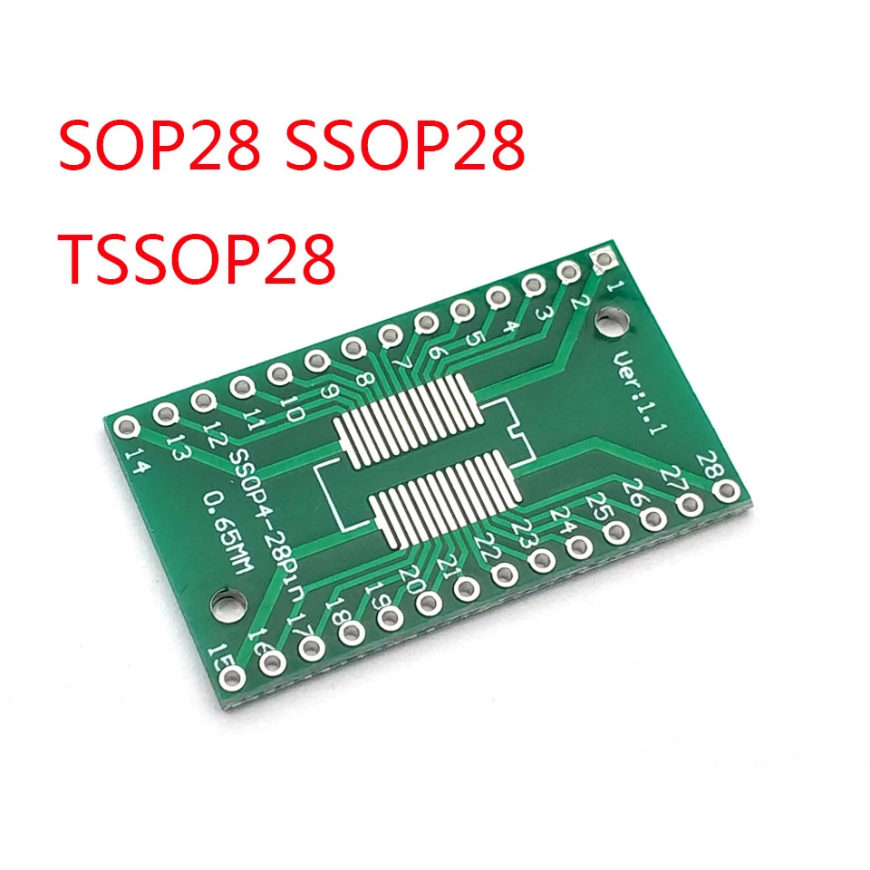 SSOP28 SOP28 TSSOP28 адаптер конвертер PCB плата 0 65/1 27 мм|board board|board to boardboard pcb |