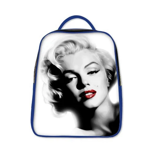 Рюкзаки известной звездой мэрилин монро рюкзак desgin для школы мальчиков и девочек