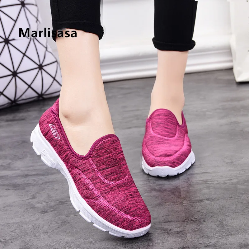 

Marlisasa Chaussures Pour Femmes Women Cute Sweet Rose Red High Quality Slip on Shoes Lady Anti Skid Shoes Cool Shoes F5060