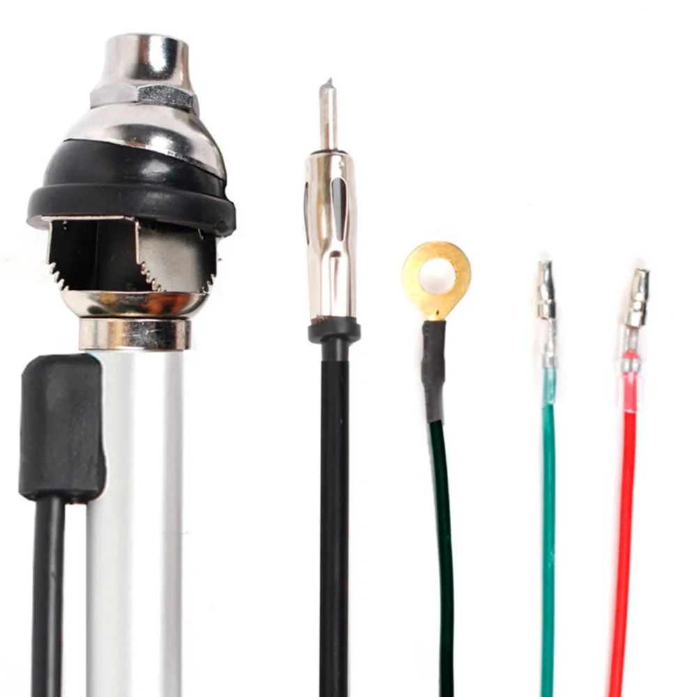 Черный DC12V автомобильный Электрический радио антенна автоматический усилитель