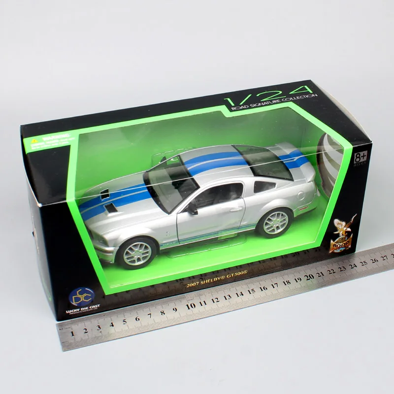 Дорожная Подпись 1:24 весы мышечные автомобили ford MUSTANG Shelby GT 500 2007 гоночный