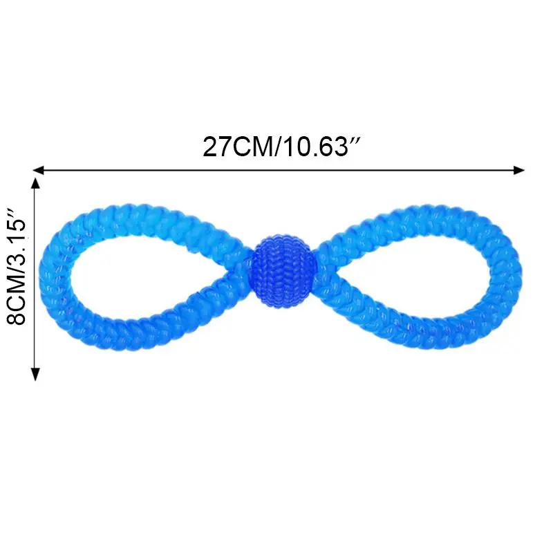 ПЭТ твист 8 формы игрушки зубцы молярная игрушка TPR Поплавковый укус Устойчив для