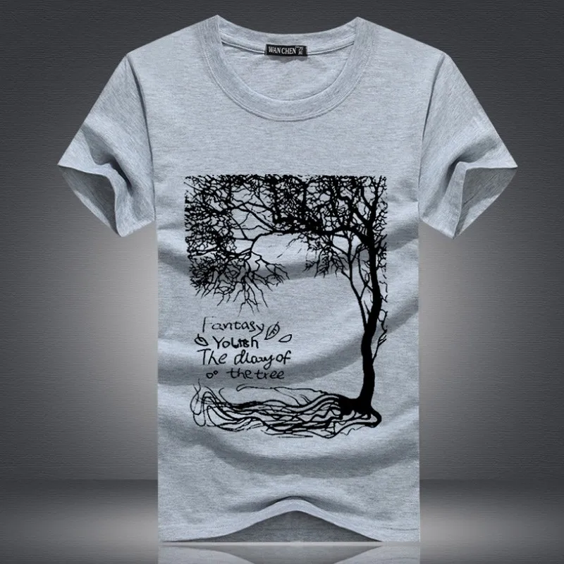 2018 Новая летняя брендовая одежда больших размеров для мальчиков Футболка с