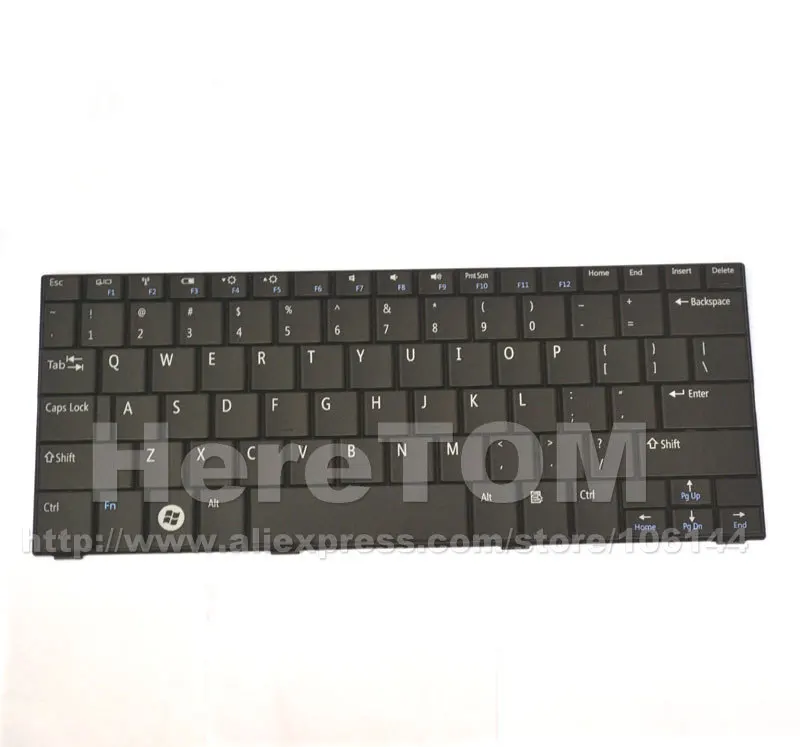 Сша английский клавиатуры V101102BS1 клавиатура W664N для Dell Inspiron мини 10 В 1010 1011|keyboard