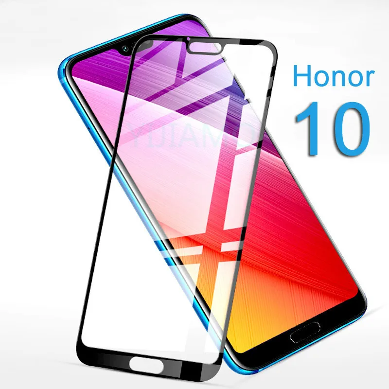 huawei honor 10 glass full cover Mofi original 5.8 inch honor10 8X screen protector film thin anti knock | Мобильные телефоны и