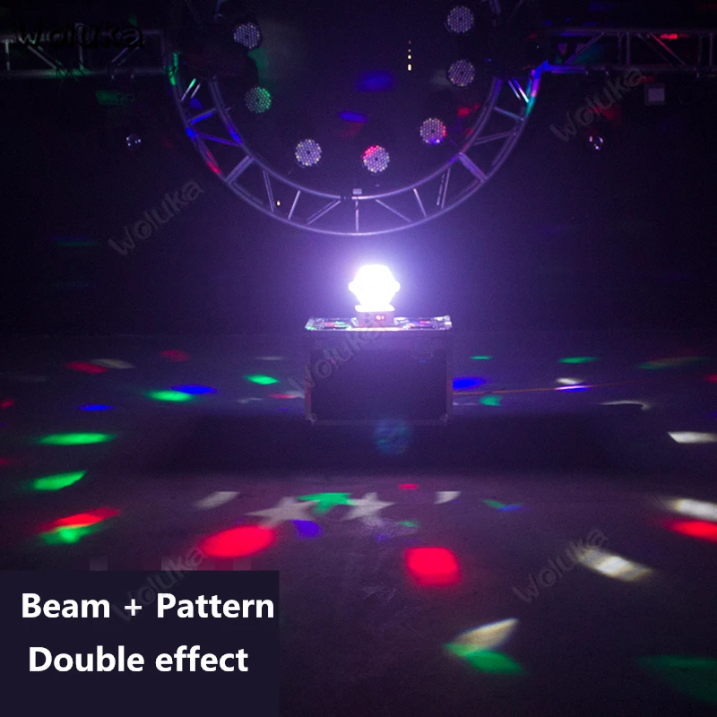 Двухслойный волшебный шар светодиодный для дискотеки клубный светильник