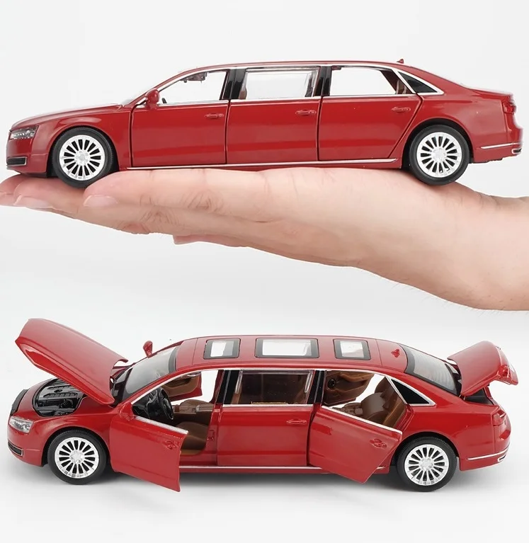 1/32 Лицензионная модель 19 5 см (удлиняющаяся Audi A & L литьем под давлением