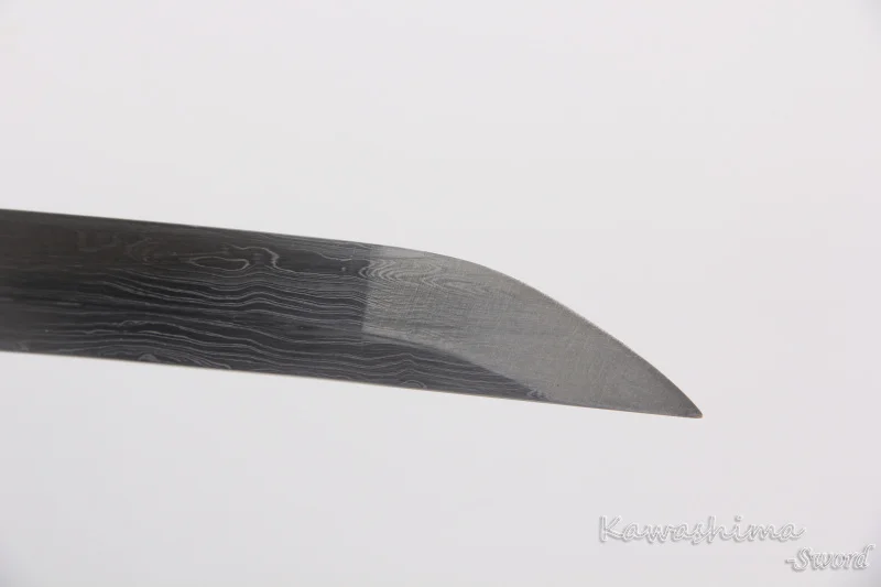 Японский самурайский катана узор в виде феникса кованая Дамасская сталь