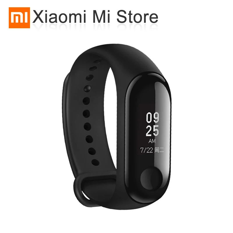 Глобальная версия Xiaomi mi Band 3 Смарт-Браслет фитнес-браслет mi Band большой сенсорный экран oled-сообщение частота сердечных сокращений Smartband