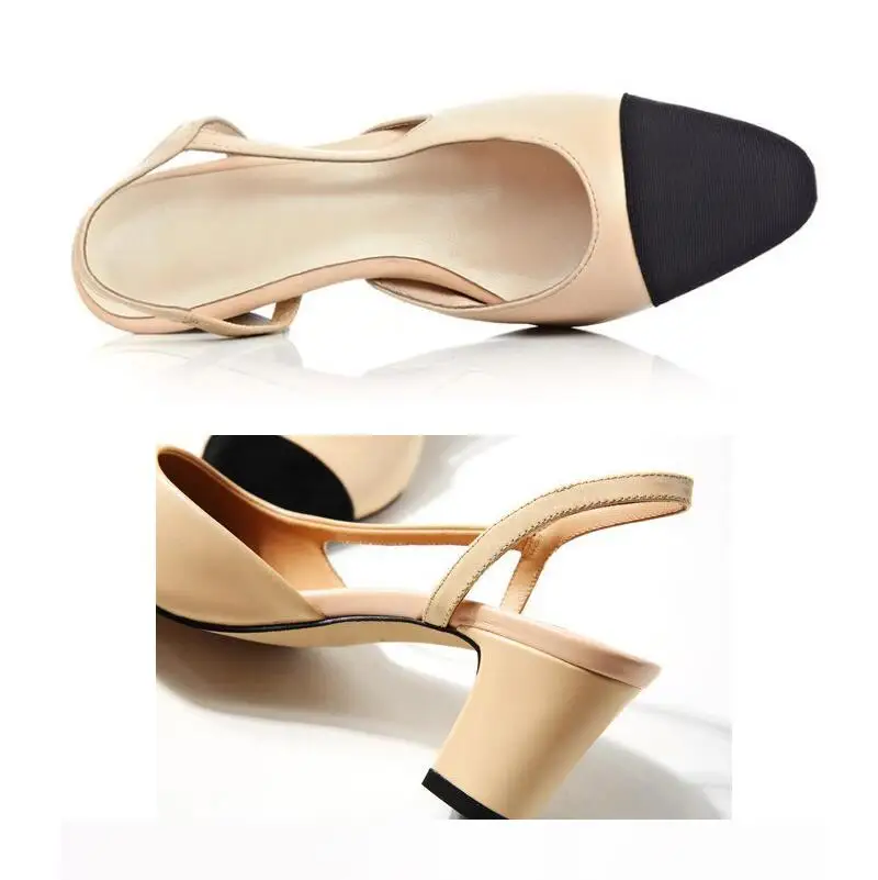 Туфли лодочки женские на среднем квадратном каблуке пикантные модные лоферы