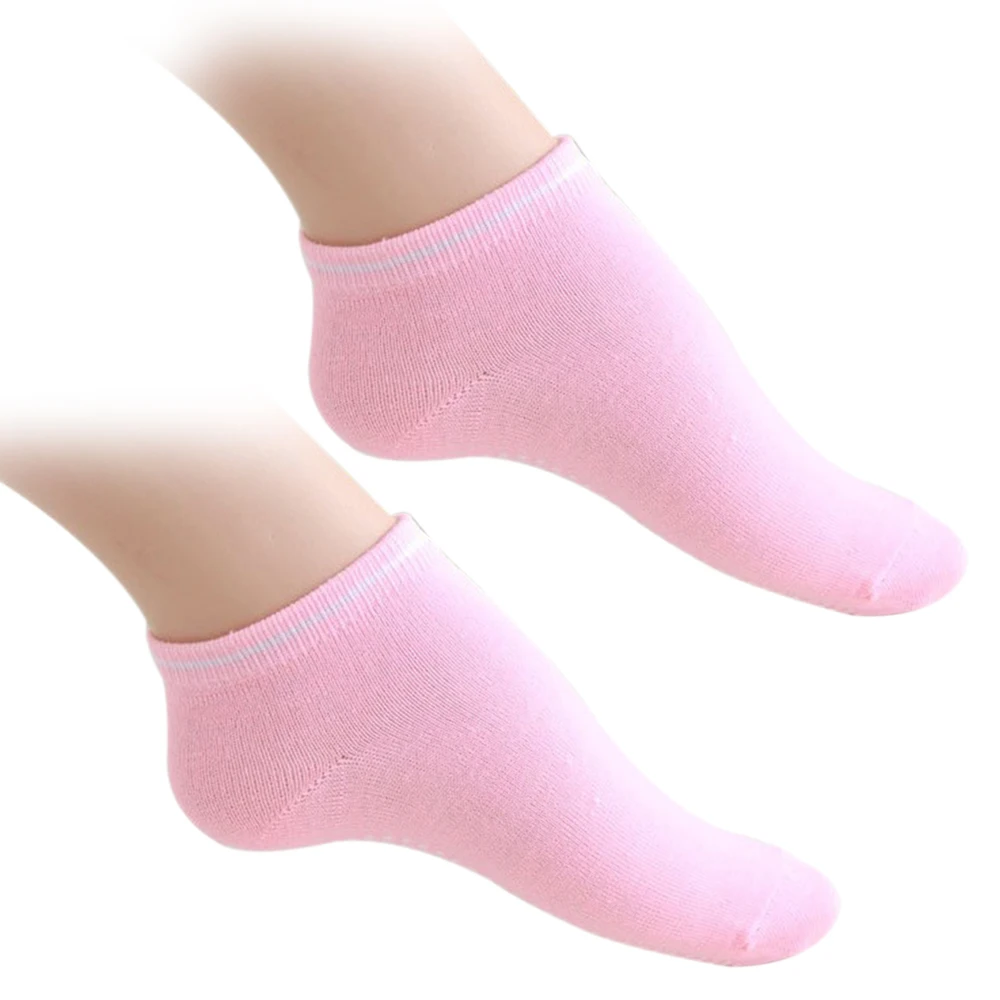 Розовый Non-slip Cycling Socks Women Yoga Socks Fitness Sports Running Socks Soft Breathable Pilates Socks for Basketball Exercise - Цвет: Розовый