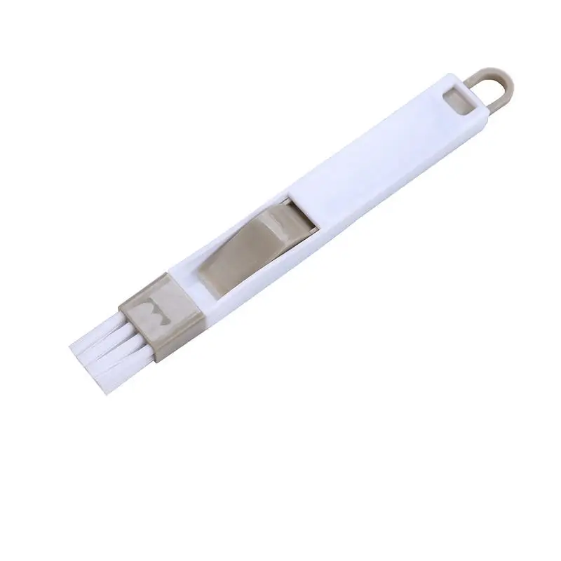 DoreenBeads 1 PC 17 cm Removable Cleaning Brush Multifunction Household Cleaner Tool For Window Door Frame Groove Computer Dust - Цвет: khaki