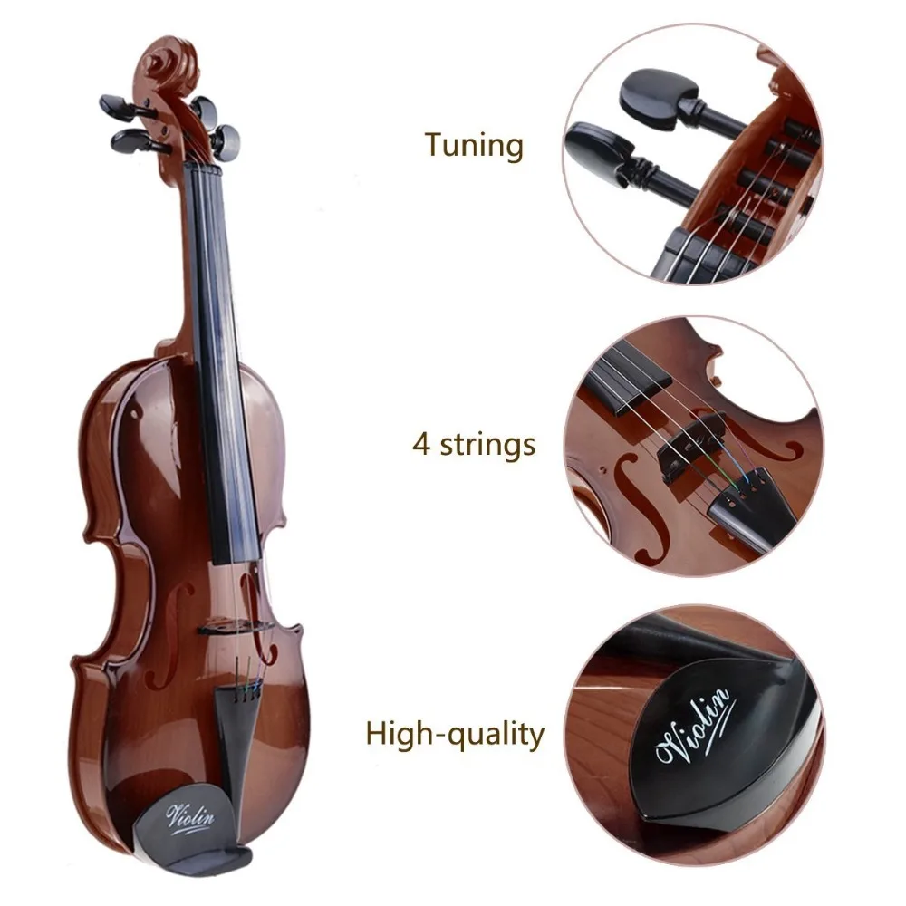 Children Mini Adjustable Violin String Musical Instrument toys Gift Develop Kid talent Educational Toys | Игрушки и хобби