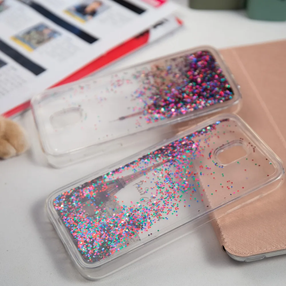 Luxury Quicksand Dynamic Liquid Case for Samsung Galaxy J3 2017 J330 Cover Silicon Covers TPU Soft |