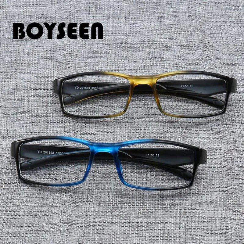 

BOYSEEN модные простые очки для чтения с высокой четкостью светильник при пресбиопии против усталости от 1,0 до 4,0 201893