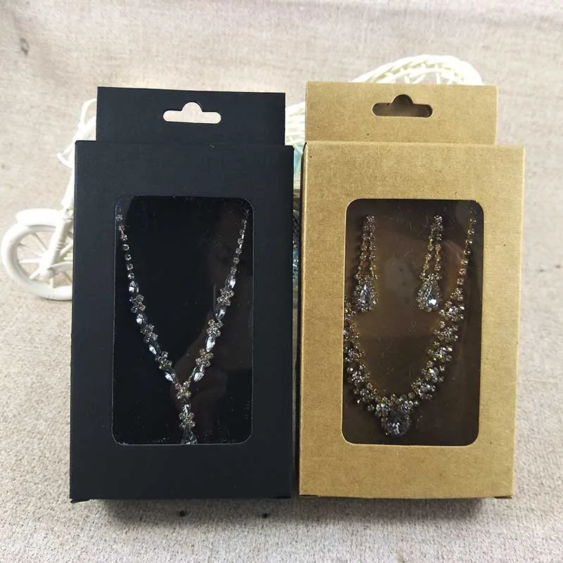 Feiluan custom200pcs коробка вешалки окна с 200 шт серьги/карточка для ожерелья бирка