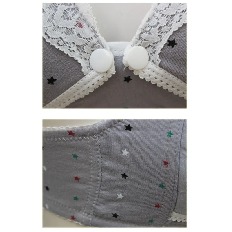 Женский хлопковый бюстгальтер для кормящих матерей Бюстгальтеры без косточек