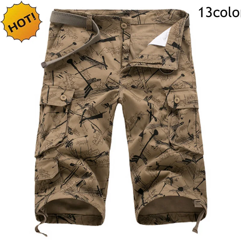 Мужские летние свободные мешковатые брюки армейские прямые карго из 2021 хлопка с