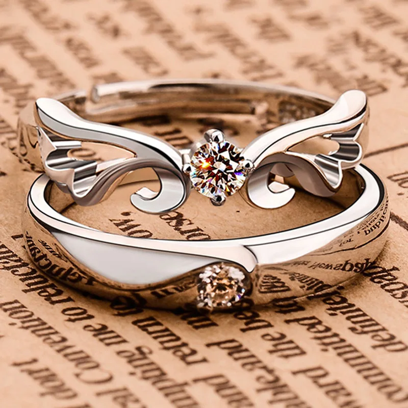 Кольцо из серебра 925 пробы с фианитом 1 шт.|ring 925|wedding ringsring for |