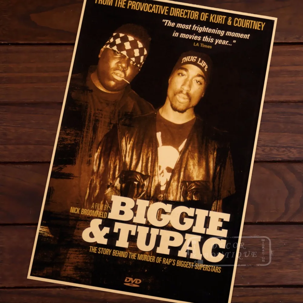 Biggie &amp Tupac Wallpaper Classic Decorative Poster DIY Wall Stickers Home Posters Decor Gift | Дом и сад