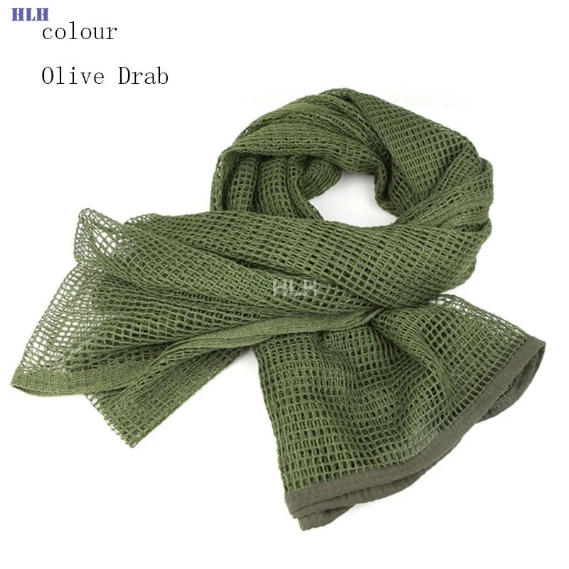 Мужская камуфляжная сетка Пеший Туризм шарф Кемпинг Походные шарфы дезерты в
