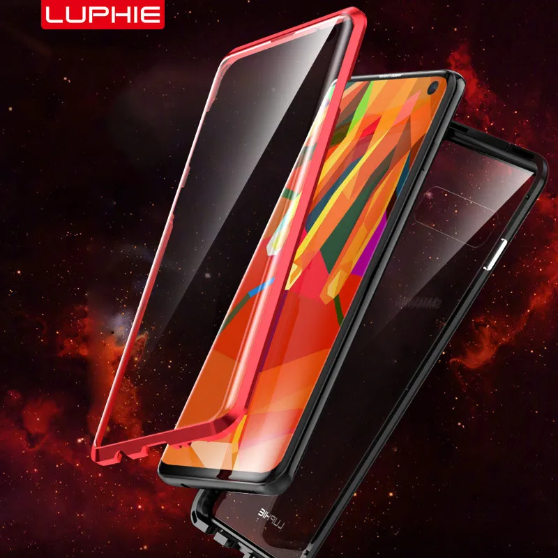 Для Samsung Galaxy S10 S9 S8 Plus Note 9 чехол 360 градусов Полная Магнитная крышка Передняя