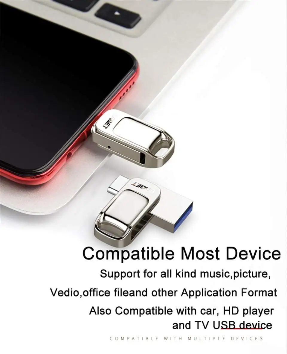 Eaget CU31 OTG USB3.1 флеш-накопитель мини флэш-диск type-C высокоскоростной флеш-накопитель 16G 32G 64G 128G USB флеш-накопители с интерфейсом type-C