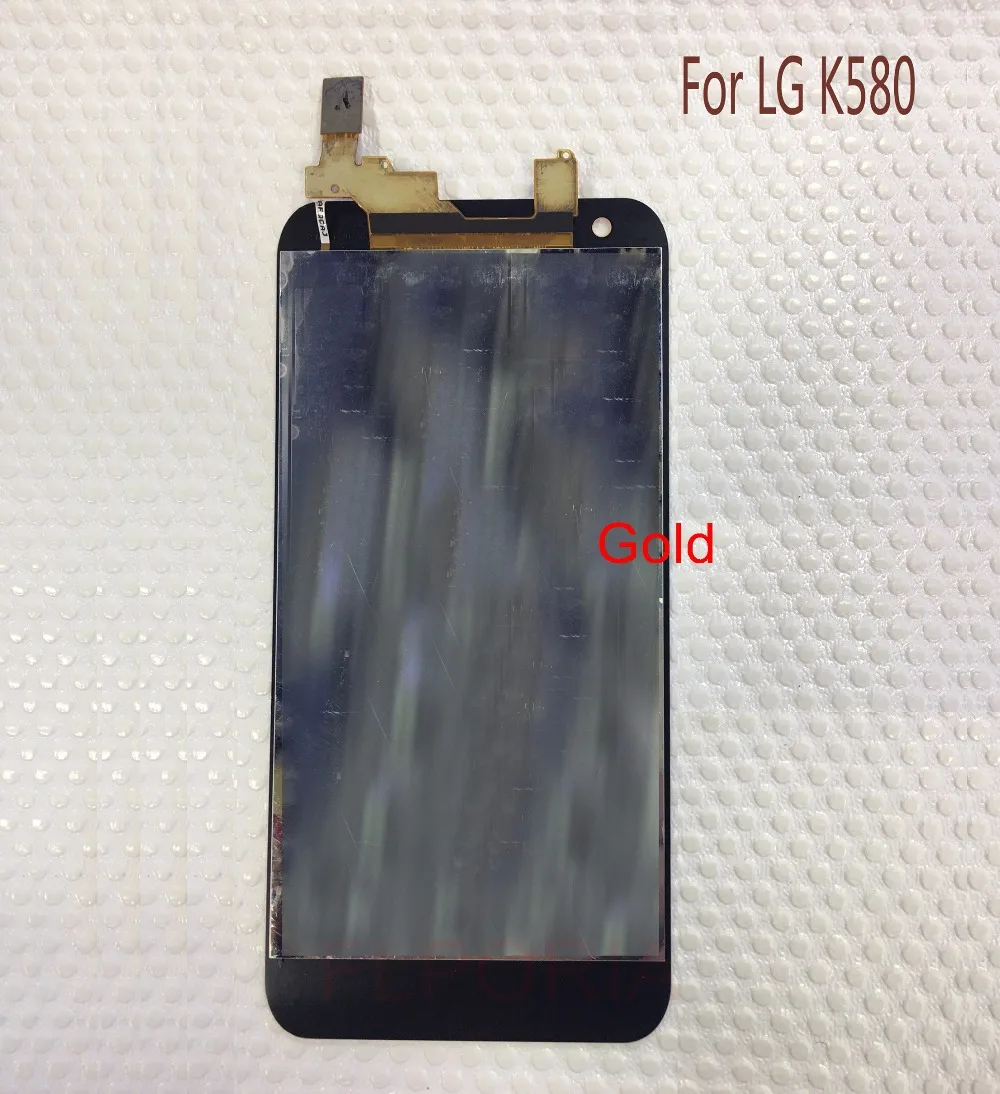 Для LG k580 ЖК-дисплей Дисплей с Сенсорный экран планшета Рамки сборки Запчасти для