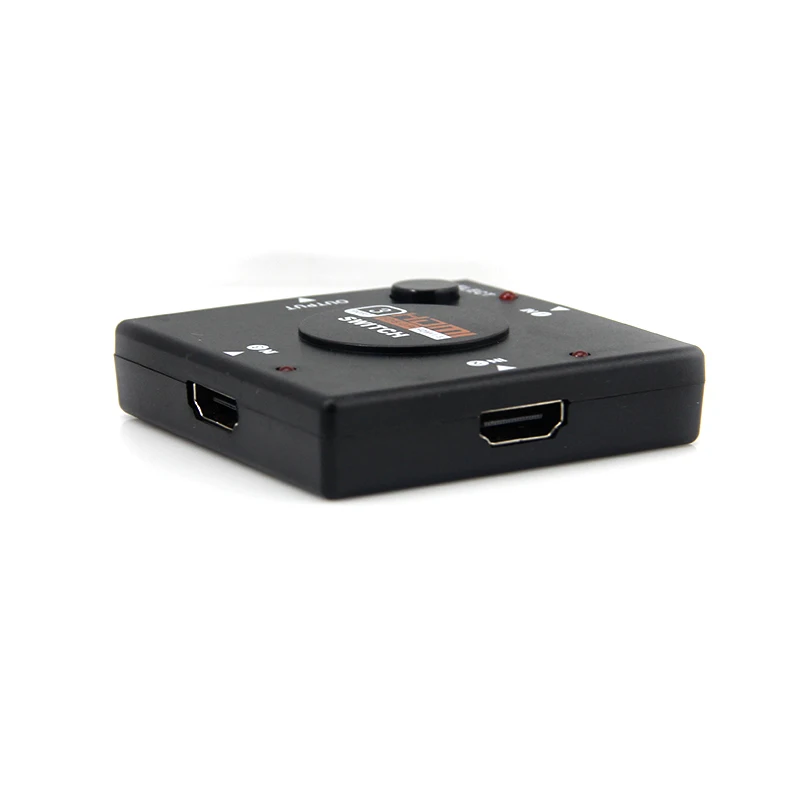 DZLST 3 порта HDMI сплиттер коммутатор 1x3 мини HDMI порт 3 входа 1 выход для HDTV 1080P видео DV HDTV 1080P hdmi кабель