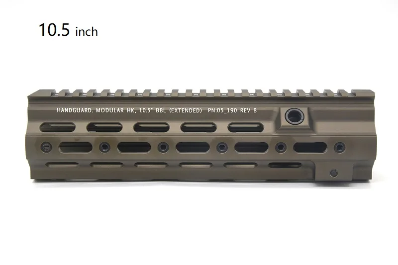Sand XPOWER GT style 10'Rail system 416 M-LOK MOD Lite Handguard для AR AEG Airsoft M4A1 Пейнтбол CS Спорт на открытом воздухе приемник коробка передач - Цвет: Sand
