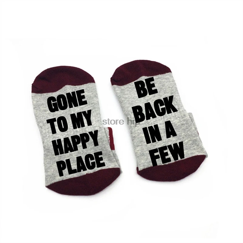 Gone To My Happy место Be Back In A несколько удобные хлопковые носки унисекс мужчины женщины