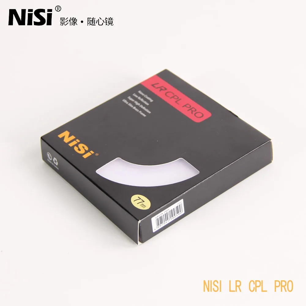 Nisi 67 мм 72 77 82 LR CPL PRO Ультра тонкий поляризационные фильтры из водостойкого