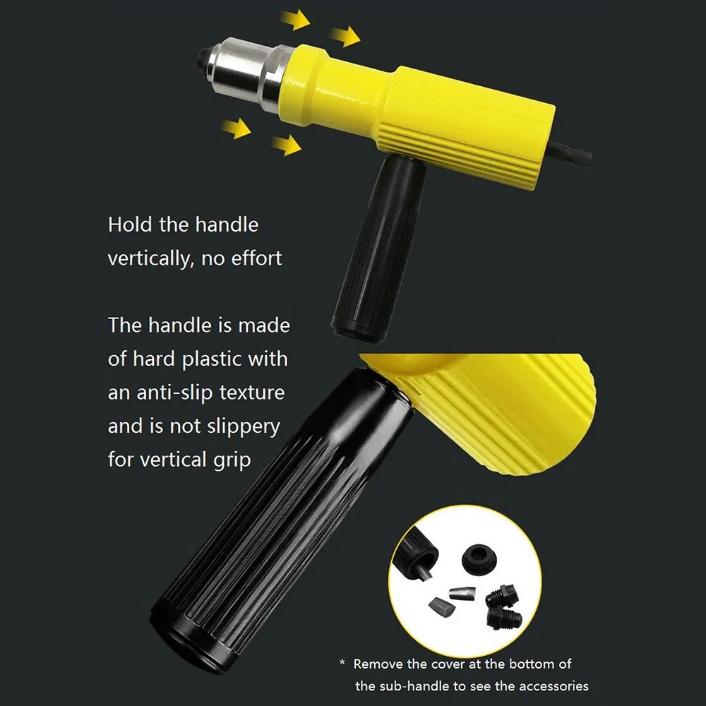 Новинка 10А электрическая дрель клепальная машина с гаечной гайкой Беспроводная