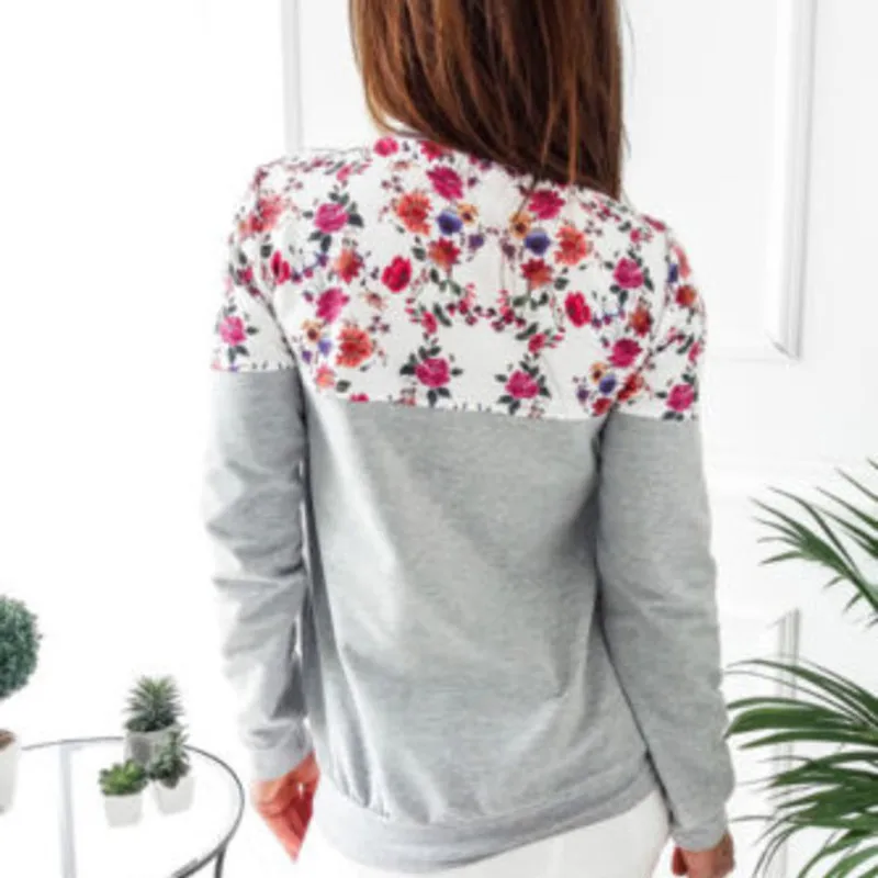 4 цвета 5 размеров базовый топ с круглым вырезом Sudaderas Para Mujer худи для женщин 2018
