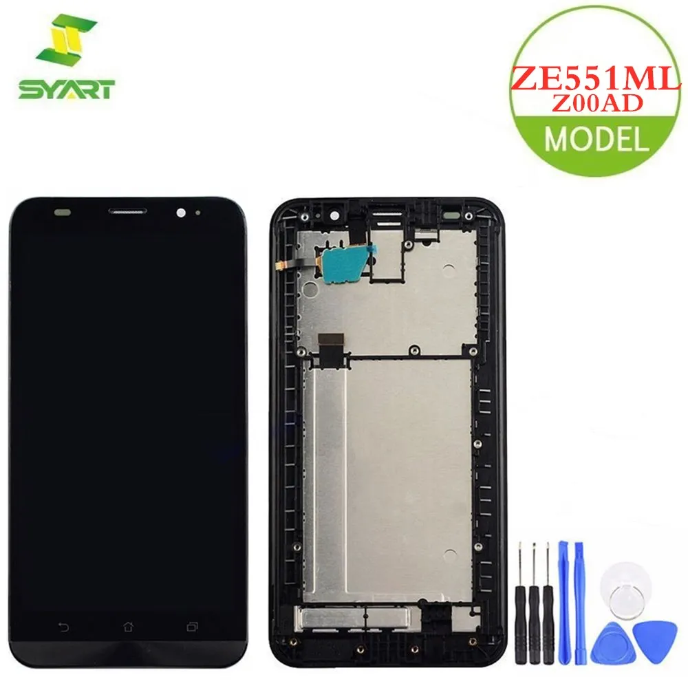 Для Asus ZenFone 2 ZE551ML ЖК дисплей с сенсорным экраном Экран дигитайзер для сборки