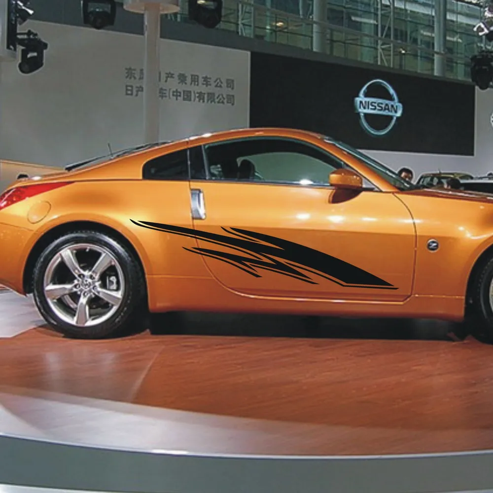 Автомобильные наклейки Racing Sport Stipes 65 ''для 350Z 350 Z 370Z Виниловая наклейка на